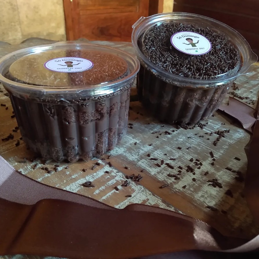 Bolo de Pote de Brigadeiro